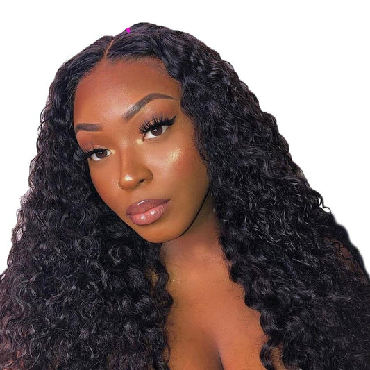 Kinky Curly Bundles with 4x4 Closure Human Hair