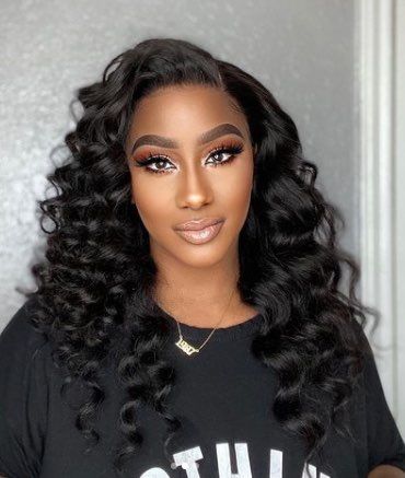 Loose Wave 100% Human Hair 13x4 Lace Front Pre Plucked Hairline with Baby Hair  Wigs