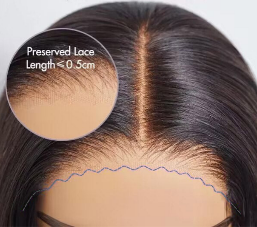 Glue-less Natural Body Wave 7x6 Lace 180% Density Wig