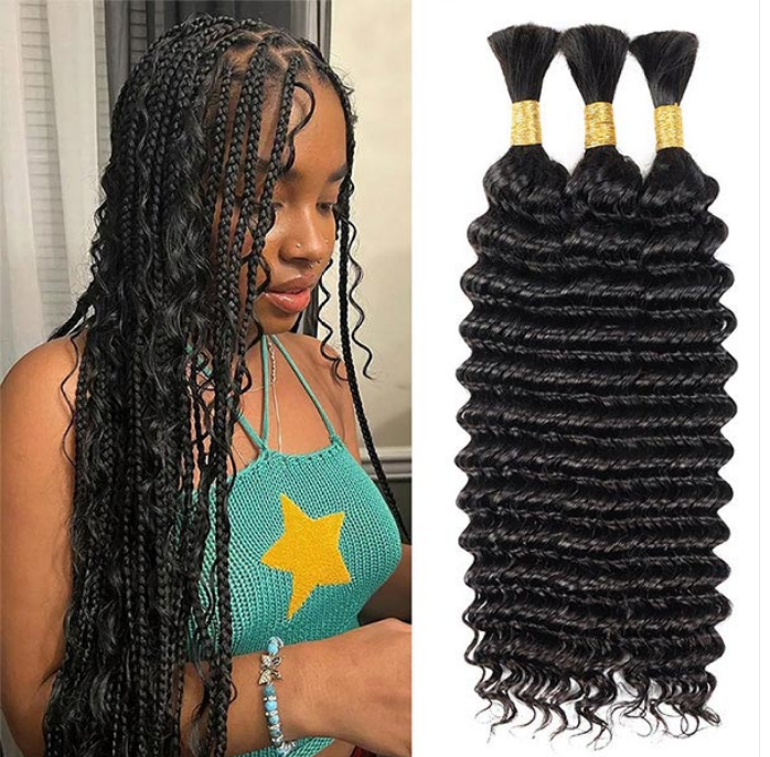 Braiding Bulk Natural Hair 100% Human Hair