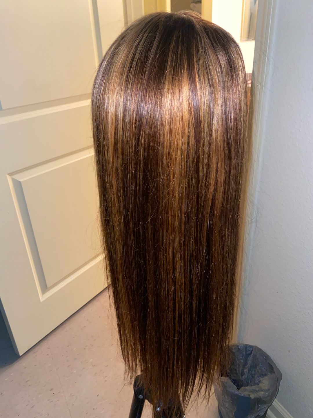 Straight Ombre Lace Front Pre-plucked Wig - Color 4/27