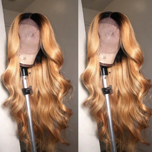 Brazilian Ombre Straight Virgin Hair T1B/27 3 Bundles