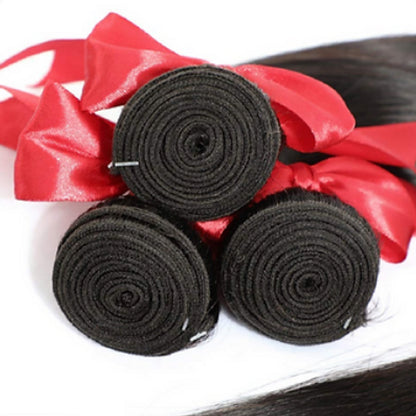 Straight Peruvian Human Hair Bundles