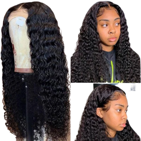 Brazilian Water Wave 4x4 & 13x4 Lace Front & Closure Wigs 150% & 180% Density