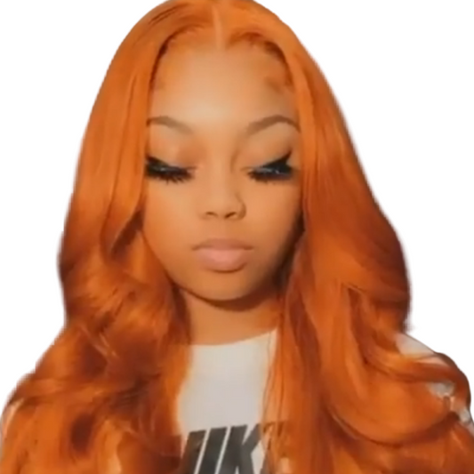 Ginger Body Wave 4x4 Lace Closure 14-26" Density 150% Wig.
