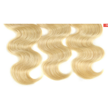 613 Blonde Body Wave Human Hair Bundles