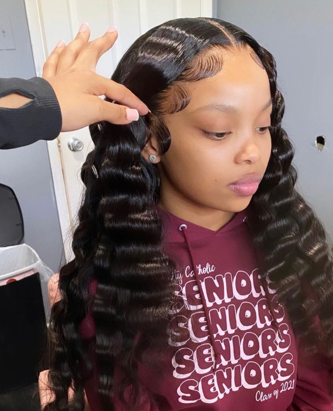 Loose Wave 100% Human Hair 13x4 Lace Front Pre Plucked Hairline with Baby Hair  Wigs