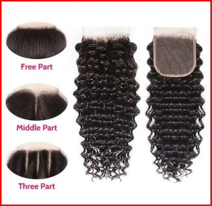 Deep Wave 4X4 Lace Closure