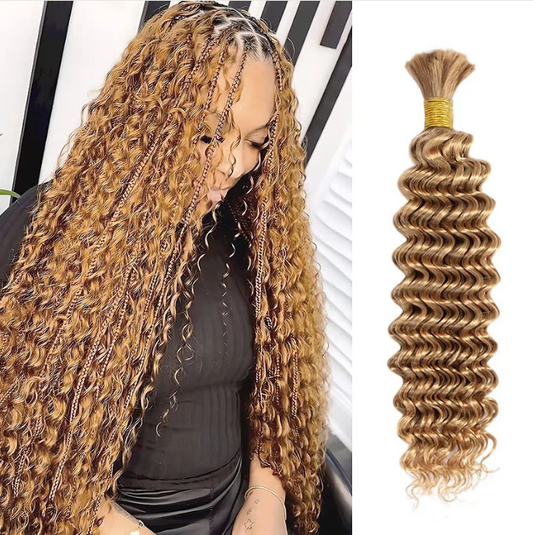 Braiding Bulk Strawberry Blonde 100% Human Hair