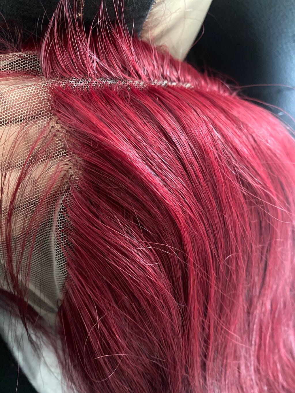 Red Human Hair 99J 13x4 Lace Front Pre-Plucked