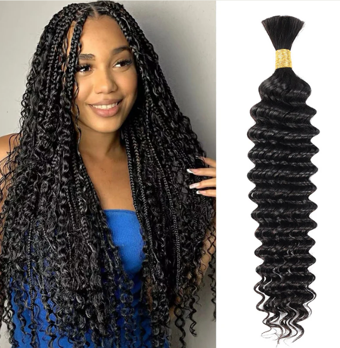 Braiding Bulk Natural Hair 100% Human Hair