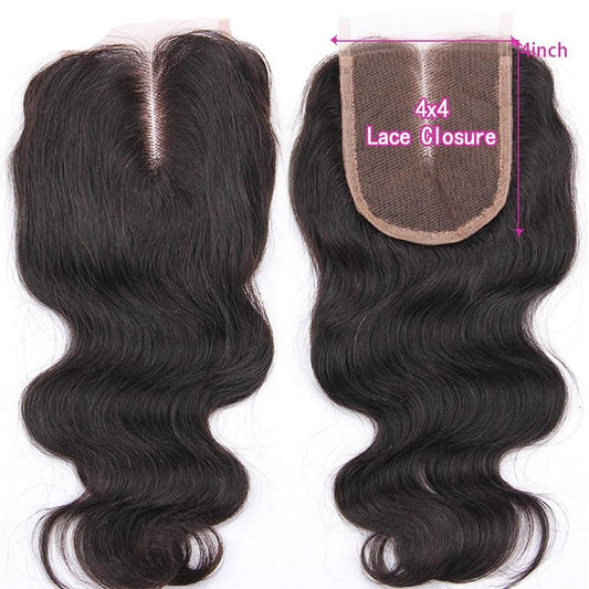 4X4 5x5 6x6 Lace Closure Remy 100% Human Hair Peruvian Body Wave Pre Plucked 13x4 Ear To Ear Lace Frontal